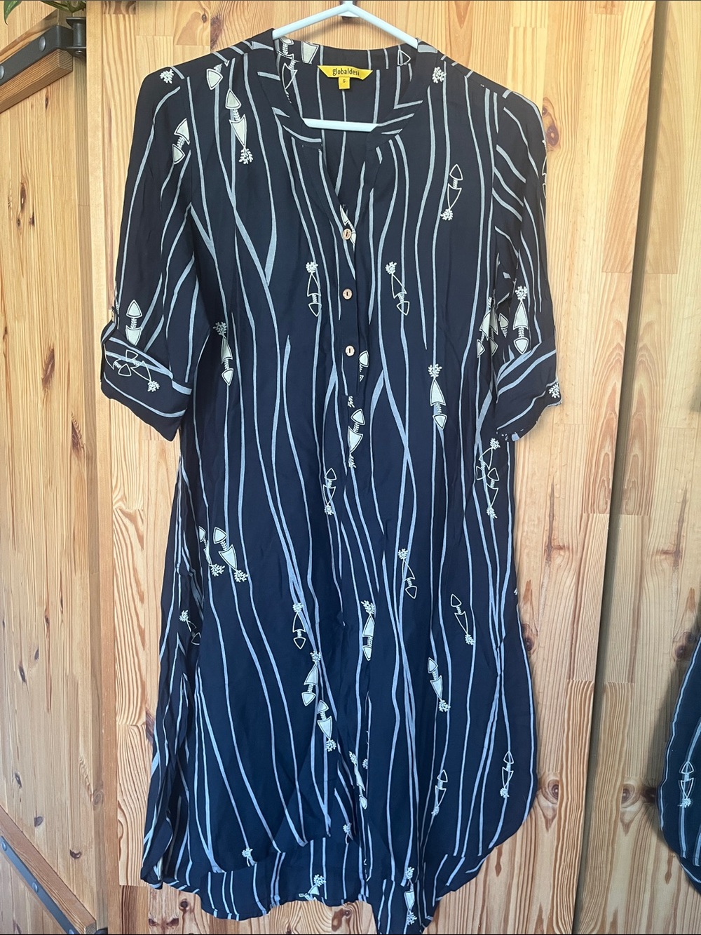 Global Desi fish print tunic (size S)